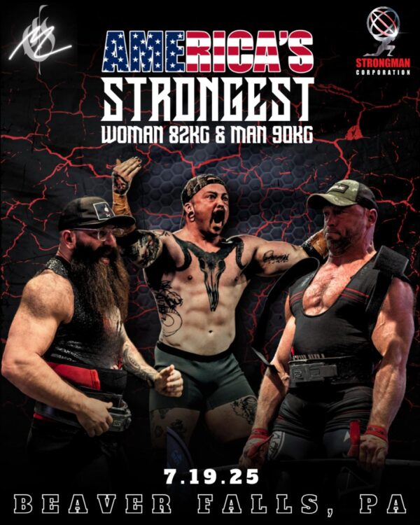 2025 America's Strongest Man 90kg and America's Strongest Woman 82kg